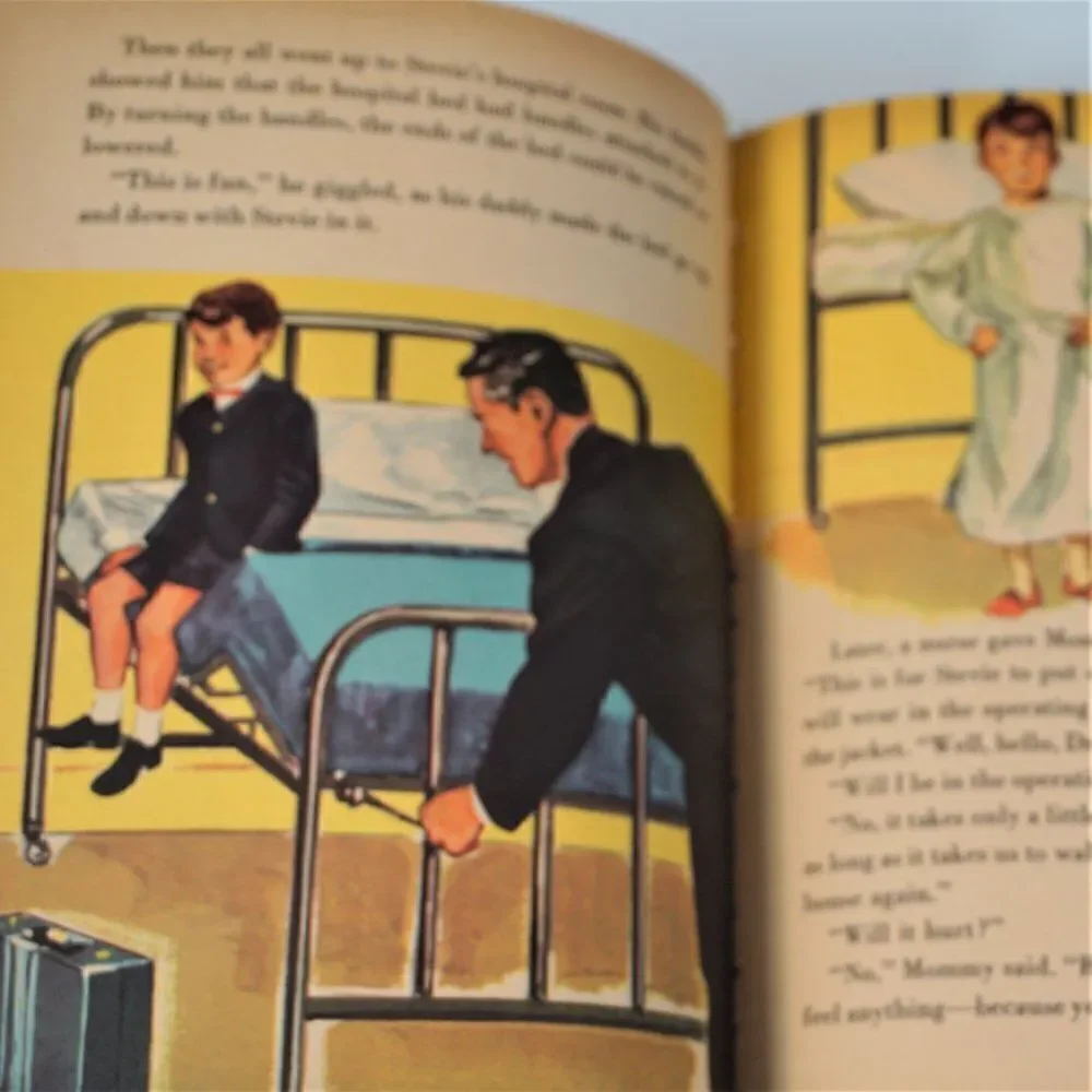 A Visit to the HOSPITAL by Francine Chase Vintage 1958 Wonder Books Hardcover